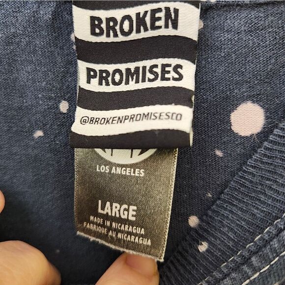 ‎Broken Promises long sleeve ombre t-shirt - Picture 6 of 9